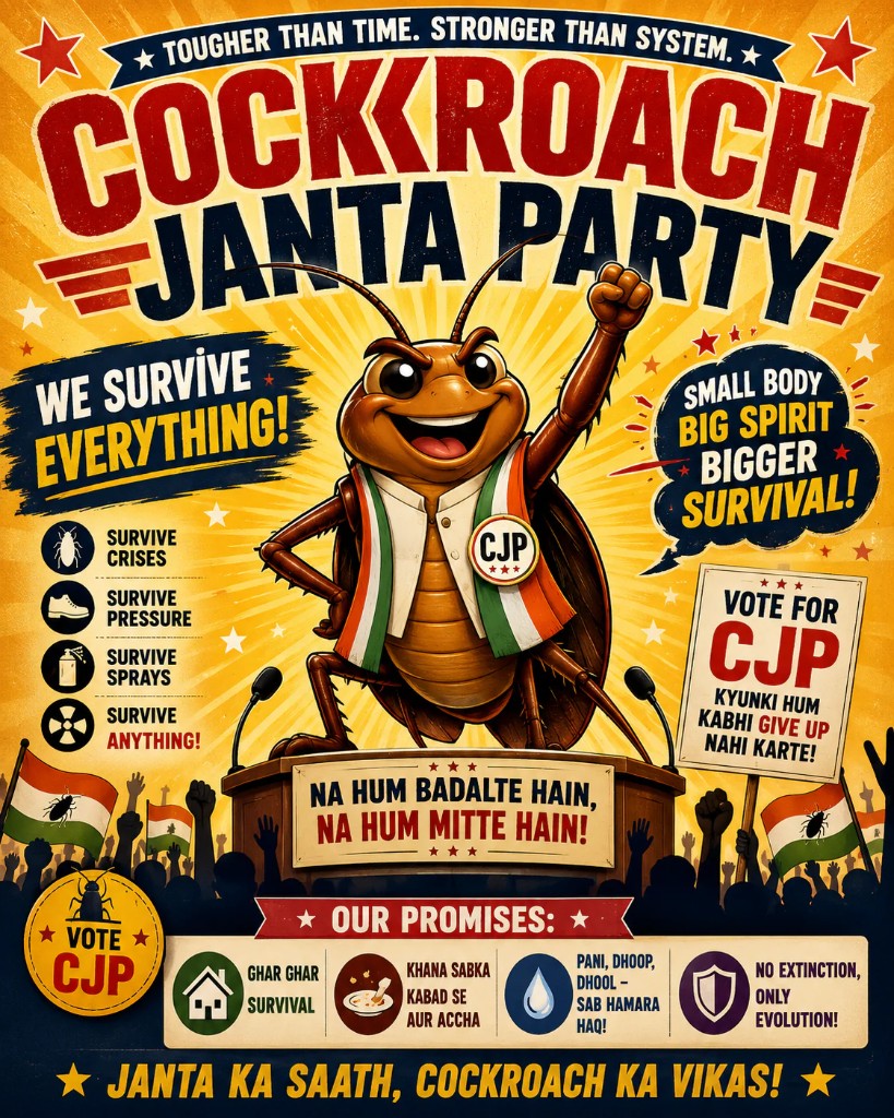 CJP campaign poster — We Survive Everything